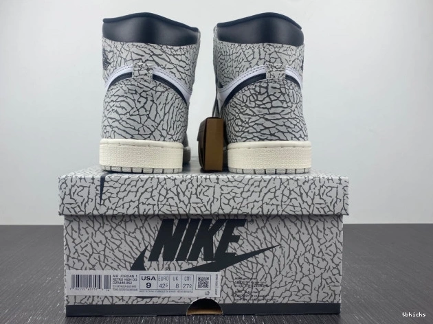 Reps TBK DZ5485-052 Cement 1 High Air Jordan White OG 0821